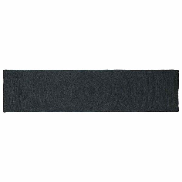 vidaXL Tapis de surface Rectangulaire Gris foncé 60 x 300 cm Jute