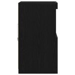 vidaXL Buffet Chêne noir 41 x 37 x 67 cm Bois d'ingénierie
