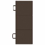 vidaXL Canapé-lit pliable 90 x 67 x 45 cm Taupe