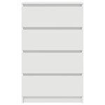 vidaXL Buffet Blanc 60x35x98 5 cm Bois d'ingénierie