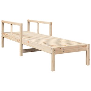 vidaXL Chaise longue 199 5x62x55 cm bois massif de pin