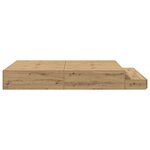 vidaXL Cadre de lit de rangement Chêne Artisan 160x200 cm