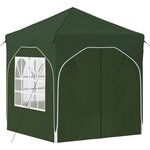 vidaXL Tente de fête pop-up 192 x 192 x 245 cm Vert
