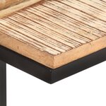 vidaXL Tables d'appoint 2 Pièces 31 5x24 5x64 5 cm Bois de récupération