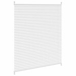 vidaXL Store plissé 100x125 cm Blanc
