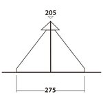 Easy Camp Tente Bolide 400 4 places Rouge