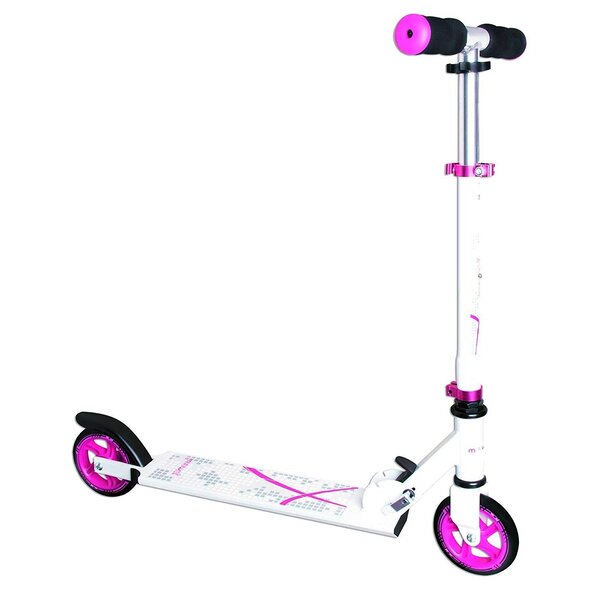 muuwmi 347 - Aluminium Scooter Blanche/Rose 125 mm