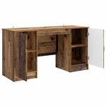 vidaXL Bureau Bois ancien 142 5 x 50 x 75 cm Bois d'ingénierie