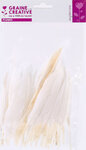 Plumes d'indien pour activités enfant blanches 15cm