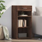 vidaXL Buffet chêne marron 45x42 5x93 cm bois d'ingénierie