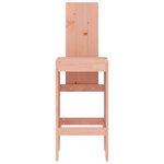 vidaXL Tabourets de bar lot de 2 40x42x120 cm bois massif douglas