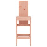 vidaXL Tabourets de bar 2 Pièces 40x42x120 cm bois massif douglas