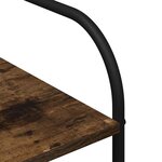 vidaXL Porte-vêtements Marron 120 x 44 x 160 cm Bois d'ingénierie