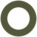 vidaXL Anneau d'arbre plat Vert olive Ø50 / 80 cm Acier