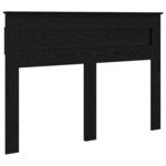 vidaXL Tête de lit Chêne noir 140 cm Bois d'ingénierie
