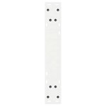 vidaXL Pieds de table à manger 2 pièces Blanc 50 x (72-73 3) cm Acier
