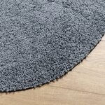 vidaXL Tapis shaggy PAMPLONA poils longs moderne bleu Ø 100 cm