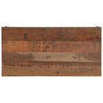 vidaXL Table basse Marron 110 x 55 x 40 cm bois de récupération massif