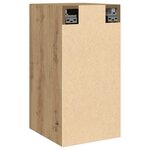 vidaXL Meuble TV chêne artisanal 30 5x30x60 cm bois d'ingénierie