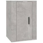 vidaXL Ensemble de meubles TV 3 Pièces Gris béton Bois d'ingénierie
