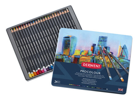 Crayons de couleur Derwent ProColour Boite x24