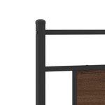vidaXL Cadre de lit sans matelas chêne marron 80x200cm bois ingénierie
