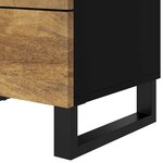 vidaXL Table de chevet 50x33x62 cm Bois de manguier et d'ingénierie