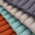 Lot de 2 matelas bain de soleil sormiou taupe polyester 180x60cm