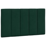 vidaXL Cadre de lit sans matelas Hanko vert foncé 80x200 cm velours