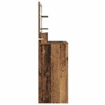 vidaXL Tables de maquillage pour chambre avec tiroir Bois Ancien