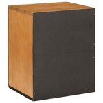 vidaXL Cabinet de salle de bain Marron clair 38 x 33.5 x 160 cm