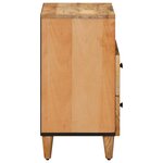 vidaXL Table de chevet Marron 50 x 33 x 60 cm Bois de mangue massif
