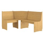 vidaXL Ensemble à manger REINE 3 Pièces marron miel bois de pin massif