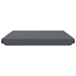 Vidaxl toit de rechange pour balançoire de jardin anthracite 192x147cm