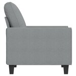 vidaXL Fauteuil Gris clair 60 cm Tissu