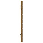 vidaXL Tête de lit murale Marron miel 166x3x63 cm Bois massif de pin