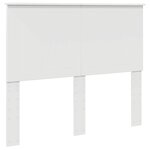 vidaXL Tête de lit avec tête de lit Blanc 120 cm Bois d'ingénierie