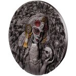 Pièce de monnaie en Argent 2000 Francs g 62.2 (2 oz) Millésime 2025 Figures of Death LADY MICTE