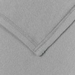 vidaXL Jeté Gris 240 x 220 cm Toison