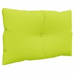 vidaXL Coussins de palette lot de 2 vert vif tissu