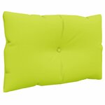 vidaXL Coussins de palette 2 Pièces vert vif tissu