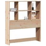 vidaXL Tête de lit avec rangement 90 cm bois massif de pin