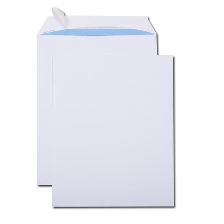 Boîte de 250 pochettes blanches 24 260x330 120 g bande de protection gpv