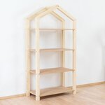 Etagère cabane TALLY bois naturel
