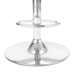 vidaXL Tabouret de bar Blanc Similicuir
