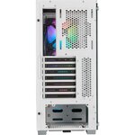 CORSAIR Boîtier PC iCUE 220T RGB Airflow - Moyen Tour - Verre trempé - Blanc (CC-9011174-WW)