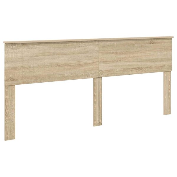 vidaXL Tête de lit Chêne Sonoma 200 cm Bois d'ingénierie