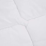 vidaXL Protège-matelas blanc 160x200 cm