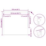 vidaXL Store enrouleur occultant rouge largeur du tissu 151 6 cm