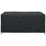 vidaXL Housse pour mobilier d'extérieur Noir 143 x 225 x 90 cm 600D
